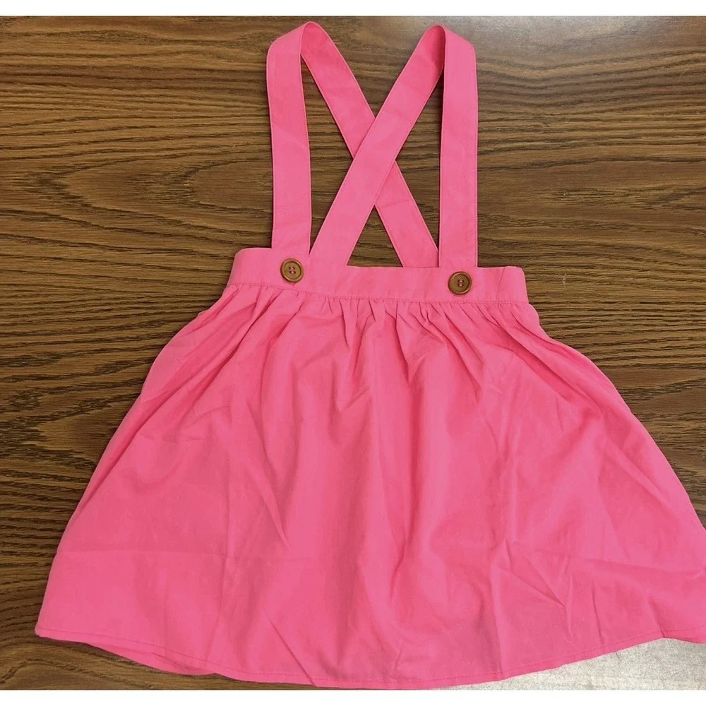 5t Bailey's Blossoms Pink Overall Dress NWOT - Picture 9 of 9